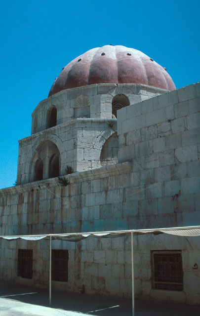 Exterior view of mausoleum