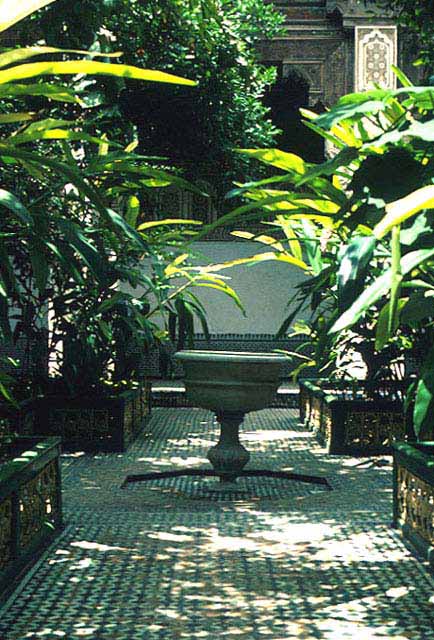 Bahia Palace - Courtyard fountain
