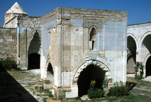 The masjid and courtyard as they have been restored