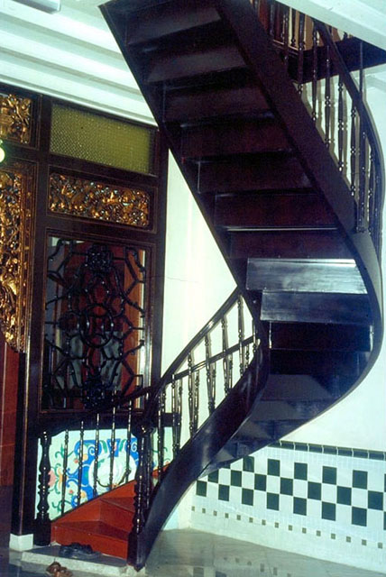 Interior, stairs, close-up