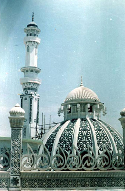 View of main dome and minaret