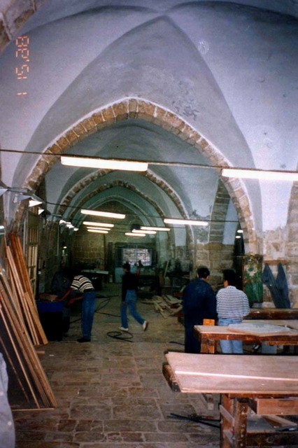 Carpentry workshop before restoration