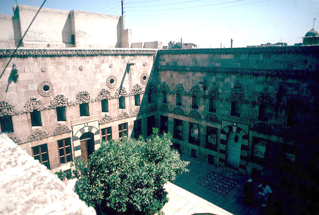 View of courtyard