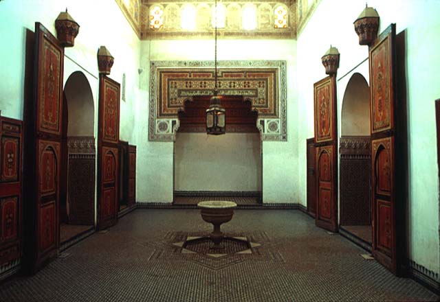 Bahia Palace - Interior court with fountain