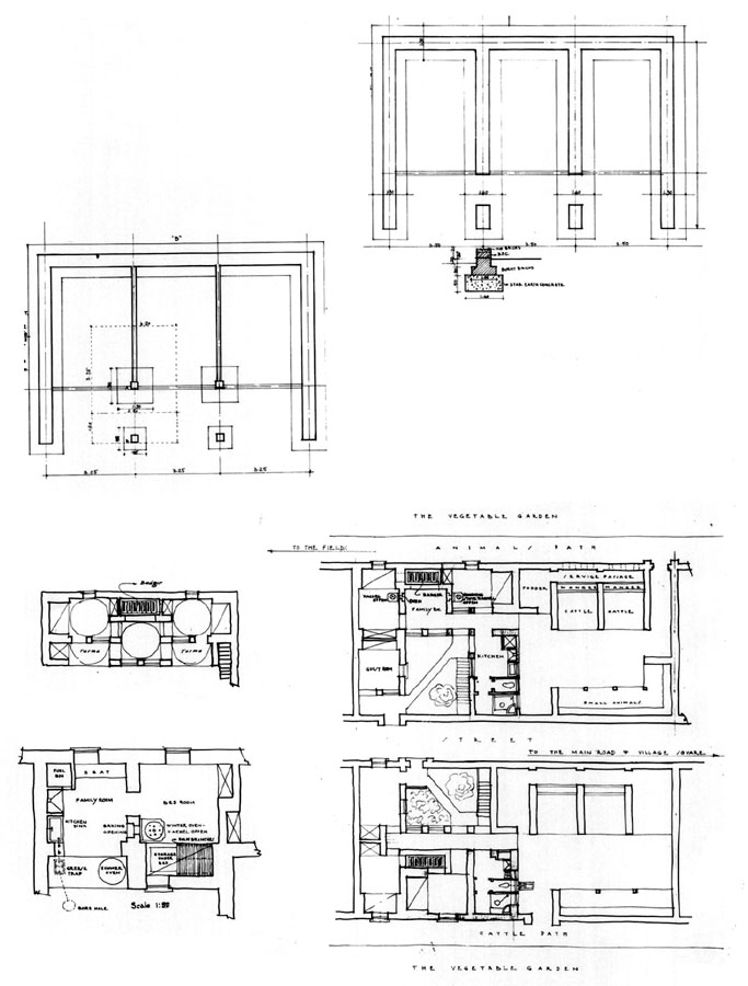 Design drawing: Plans of systems of construction