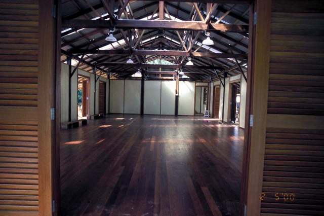 Interior view, main activity hall