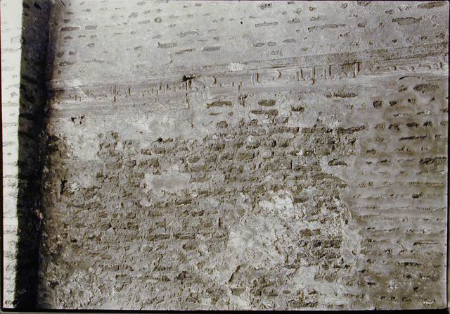 Interior of sanctuary, Kufic inscription on wood
