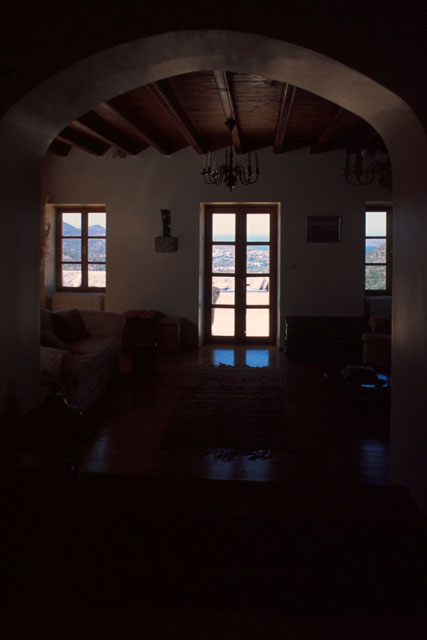 Interior detail showing natural light source