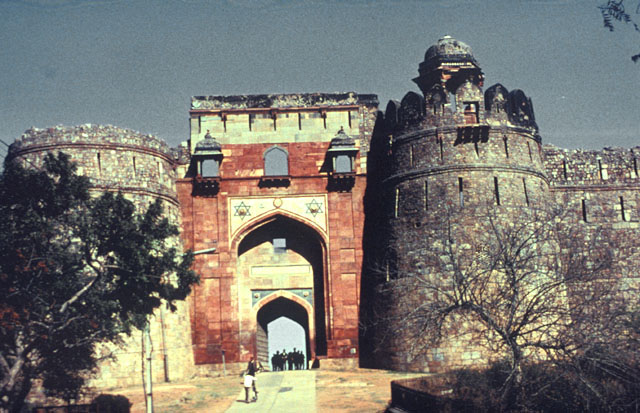 View of the main western gate