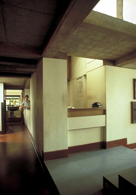 Interior, reception area