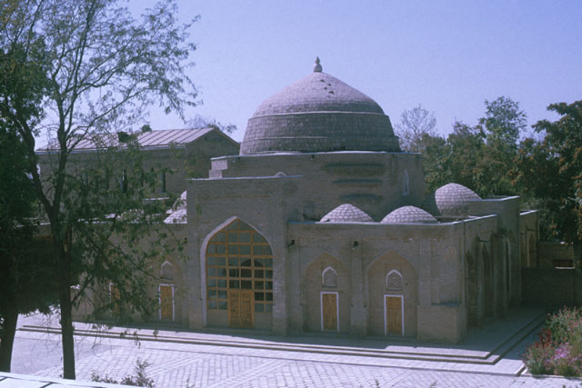 Exterior view of restored madrasa, now Amir Temur Museum