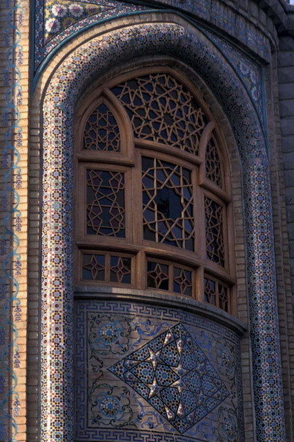 Exterior detail of first floor window