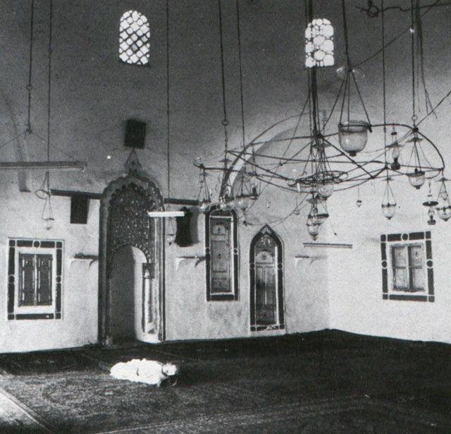 Interior view of the prayer hall