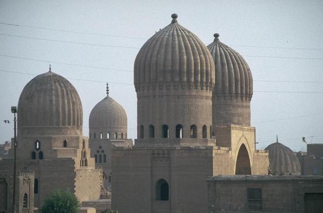 General view with ribbed domes