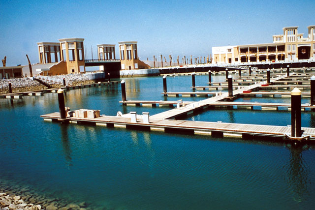 Al-Sharq Waterfront - View of docks