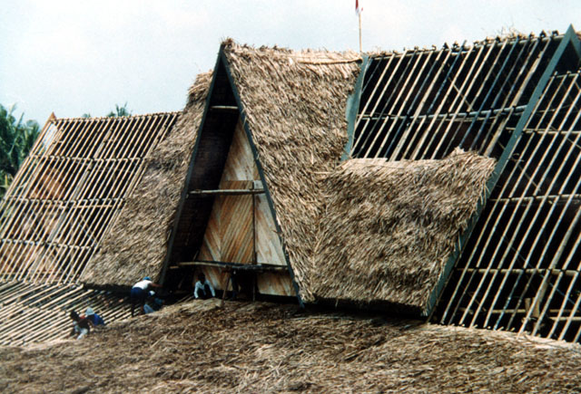 Congress Hut, under construction