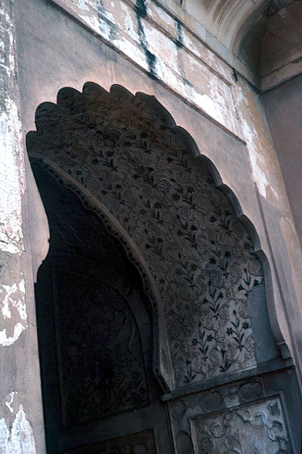 Exterior detail of doorway