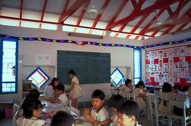 Interior, classroom