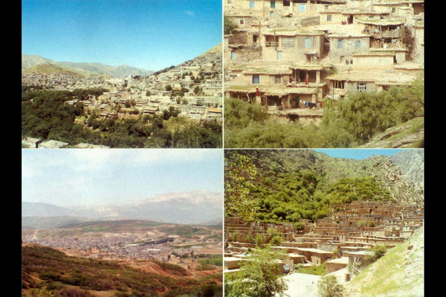 Typical architecture of cities, Paveh Javanroud and towns, Hajij, Sepid Barg