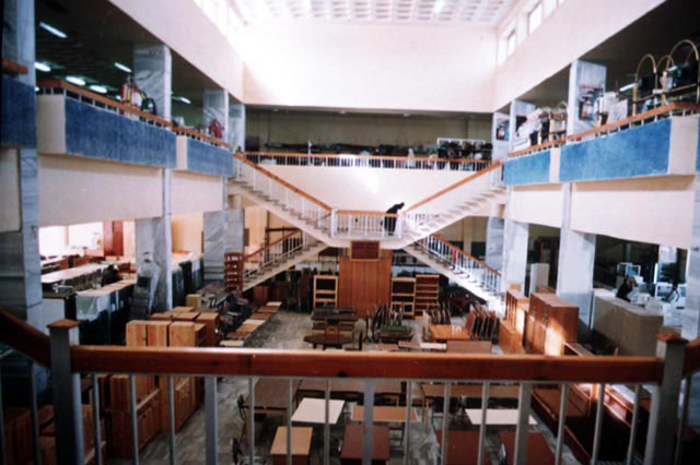 Interior, view to reading room
