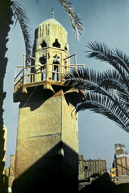 Exterior view of the minaret