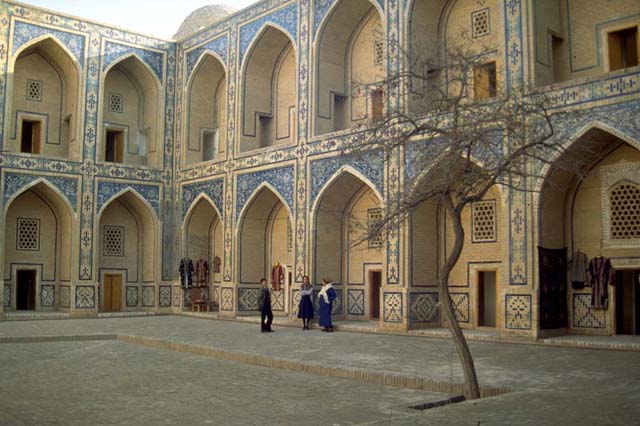 Courtyard of Ulug Beg Madrasa.