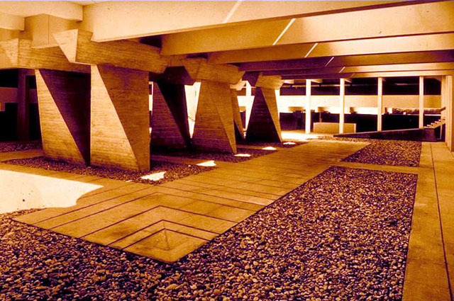 Interior, covered patio