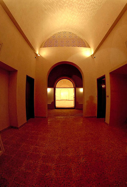 Interior, entrance passage