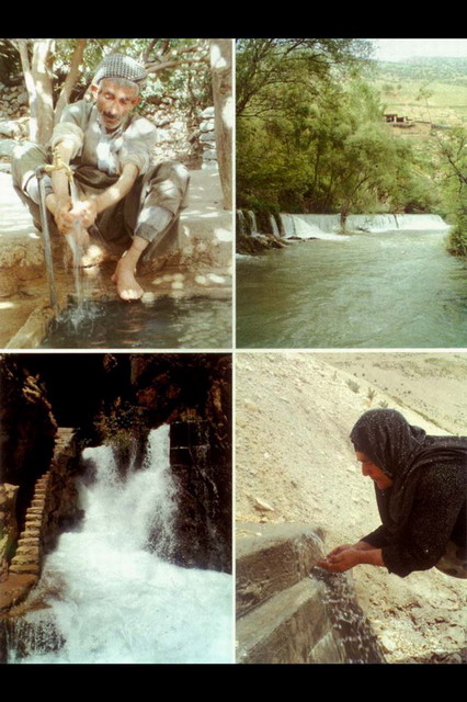 Fresh water to export (bell falls) water supply (Sepid-Barg reservoir dam), sacred water of Chesmeh-Rizeh (curative)