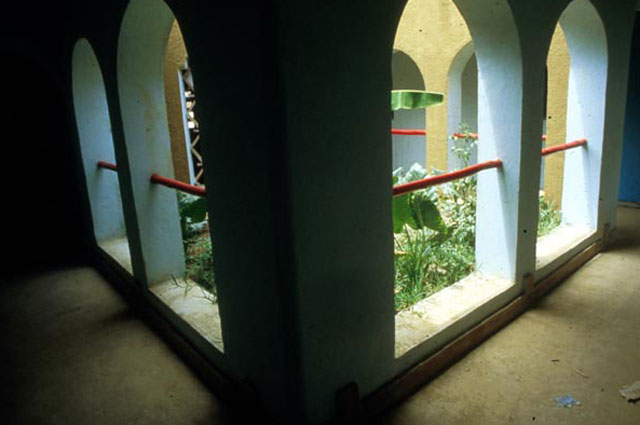 View to central patio