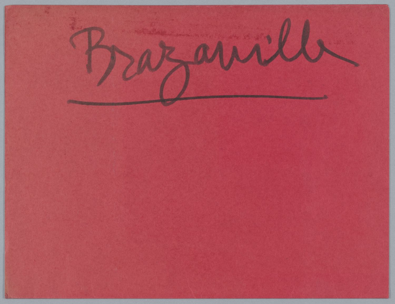 Brazaville [Folder of Loose Photos]