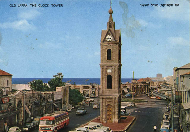 Southwest façade around mid-20th century with Kishle gate and al-Mahmudiyya mosque gate in the background