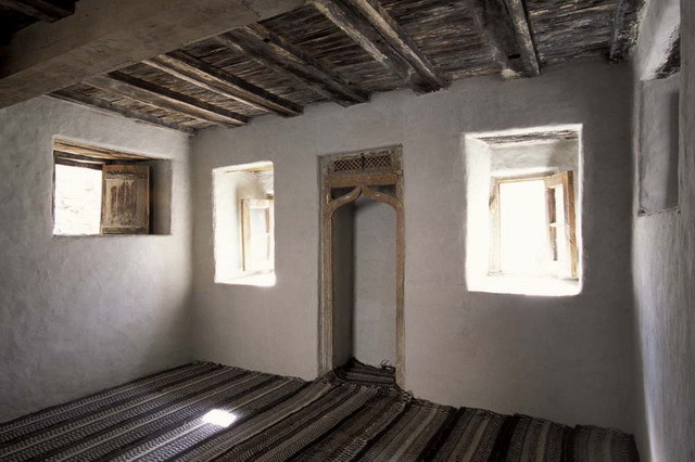 Interior view, after restoration