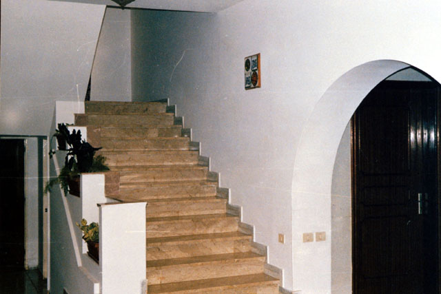 Interior view of staircase