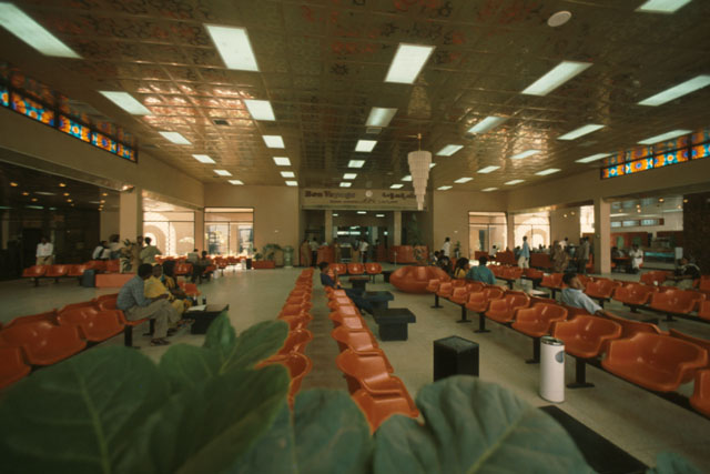 Interior view showing waiting area
