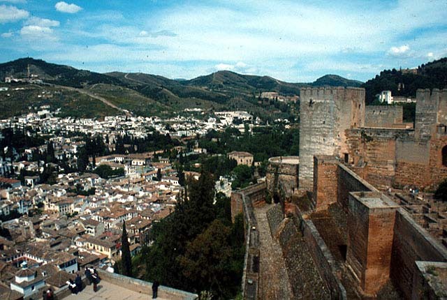 View of Albaicin Quarter from Alcazaba
