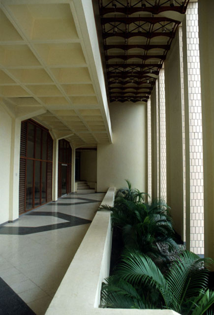 Islamic Center of East Java - Interior, passage