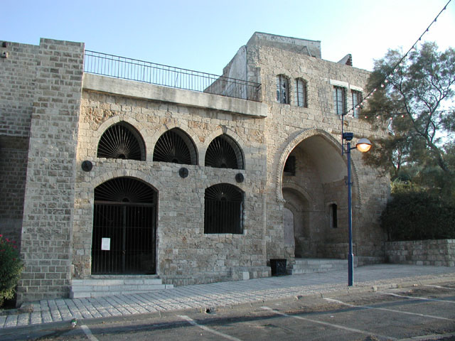 View of north façade with entrance iwan