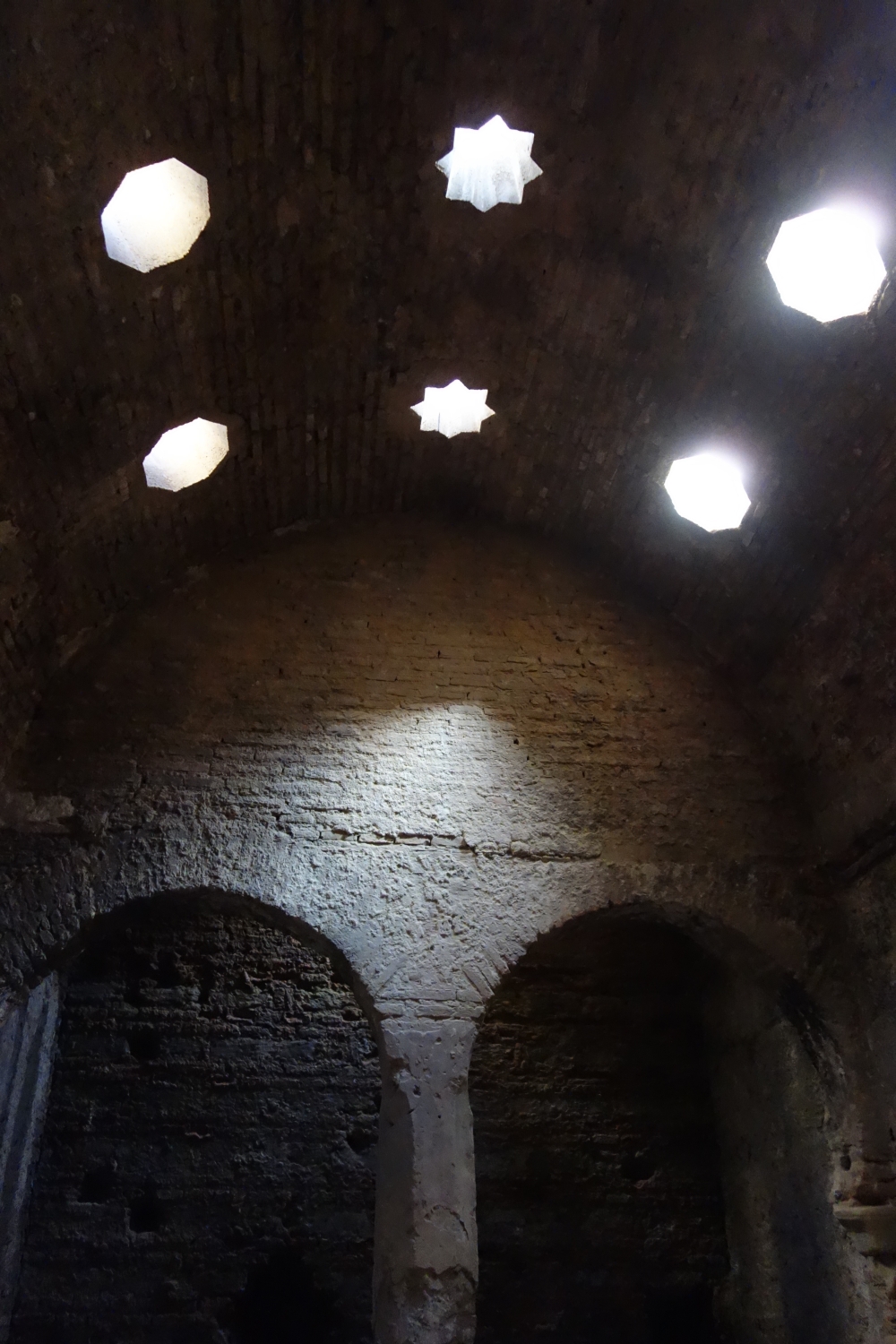 Interior, detail of perforated vault