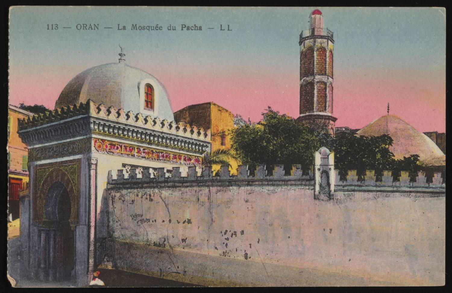 The Mosque of Pacha in Oran, full view