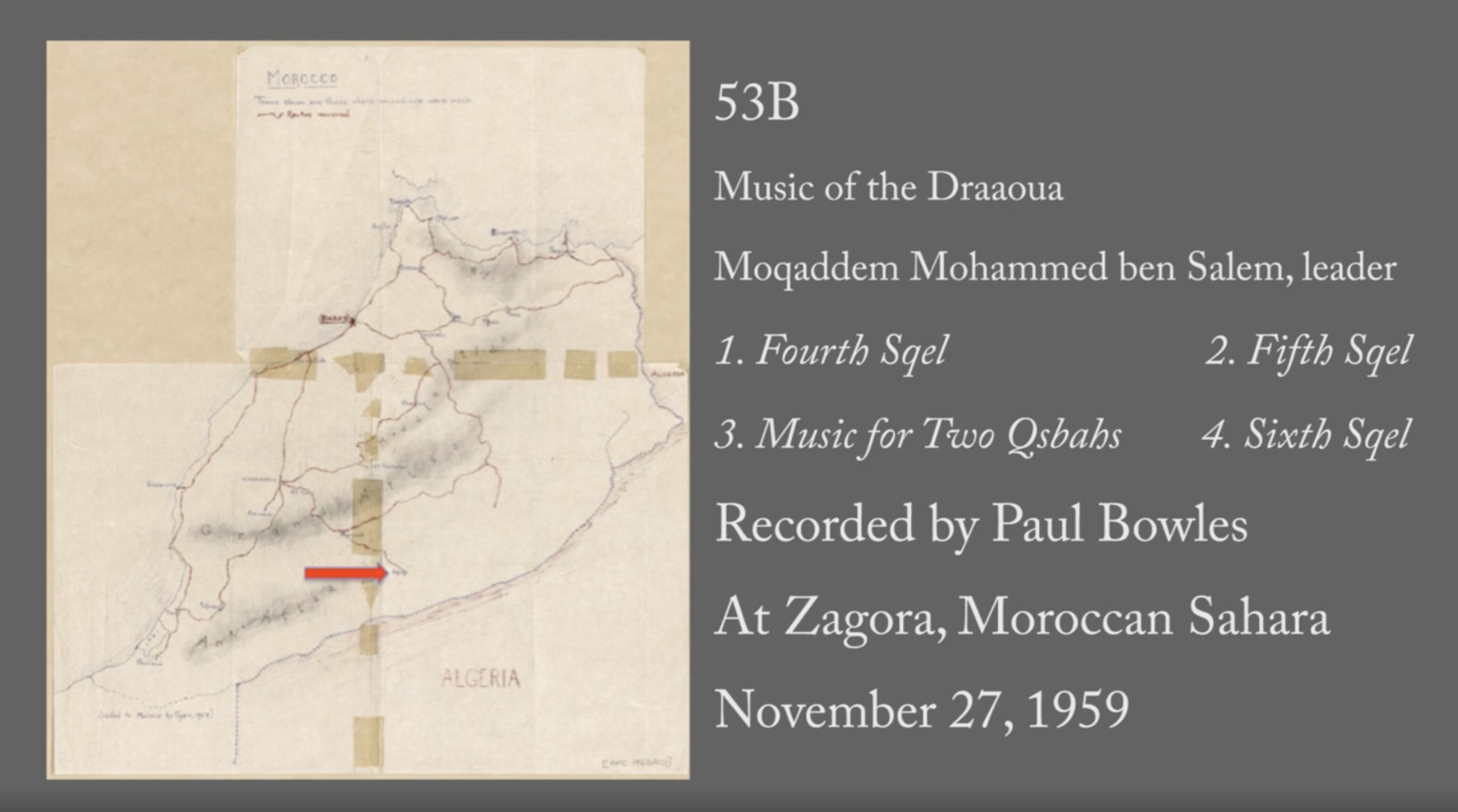  Zagora - 53B: "Fourth Sqel" (Music of the Draaoua)