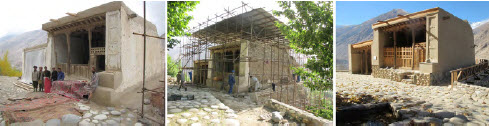 The ziarat before, during and following restoration