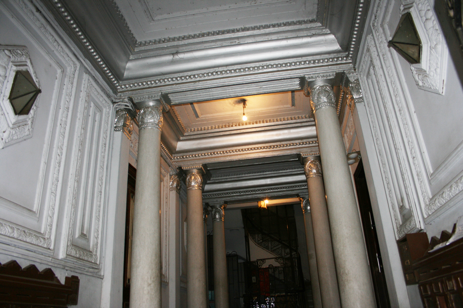 View of the interior hall
