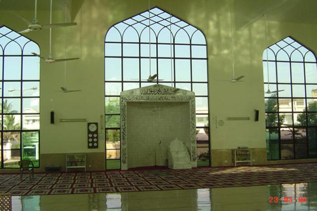 Internal view of mosque