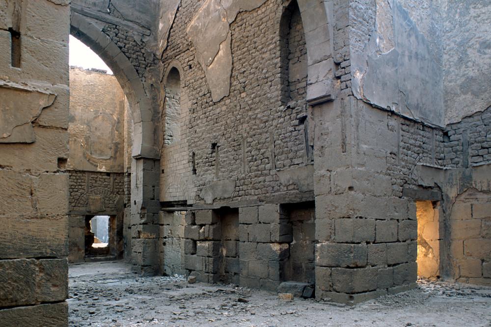 Amir Alin Aq Palace Conservation - Interior, condition of first floor before works