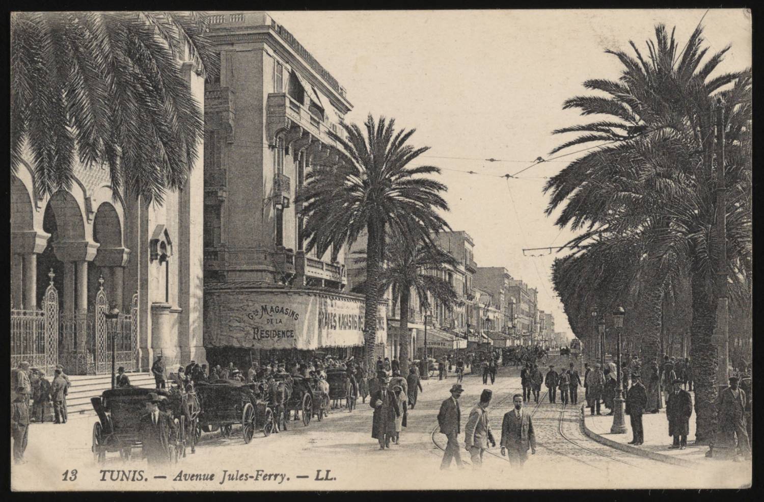 13- Tunis- The formerl Jules-Ferry Avenue in Tunis<br>