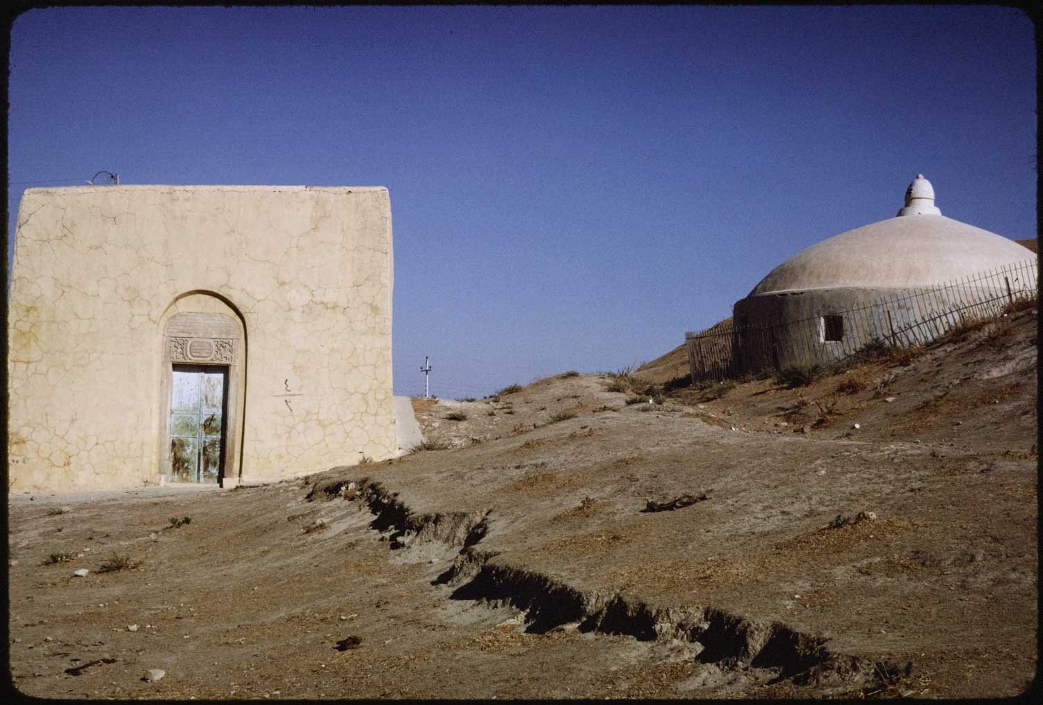 Mausoleum, exterior view.