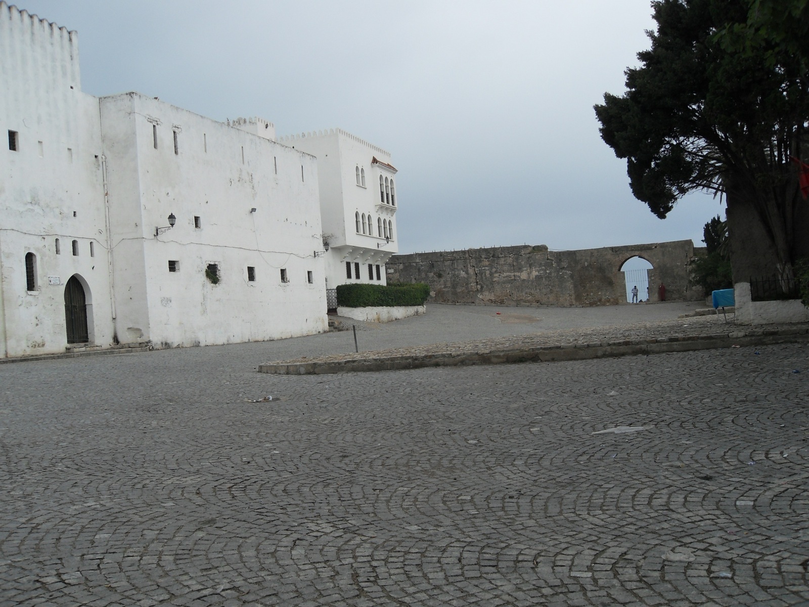 Musée la Kasbah des cultures méditerranéennes de Tanger - General view, Place de la Casbah toward Bab al-Bahar