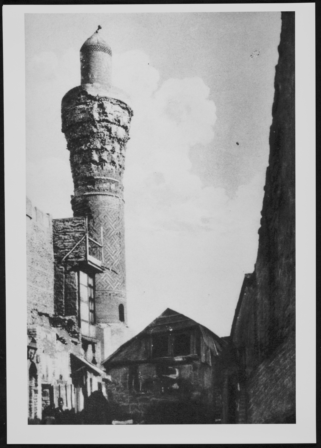 Suq al-Ghazl Minaret - Minaret prior to restoration