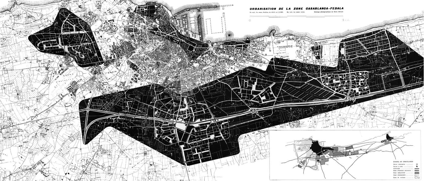 Casablanca/Fedala urbanisation plan